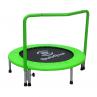 Round Green Trampoline - Full view