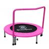 Round Pink Trampoline - Full view