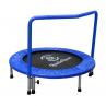 Round Blue Trampoline Full view